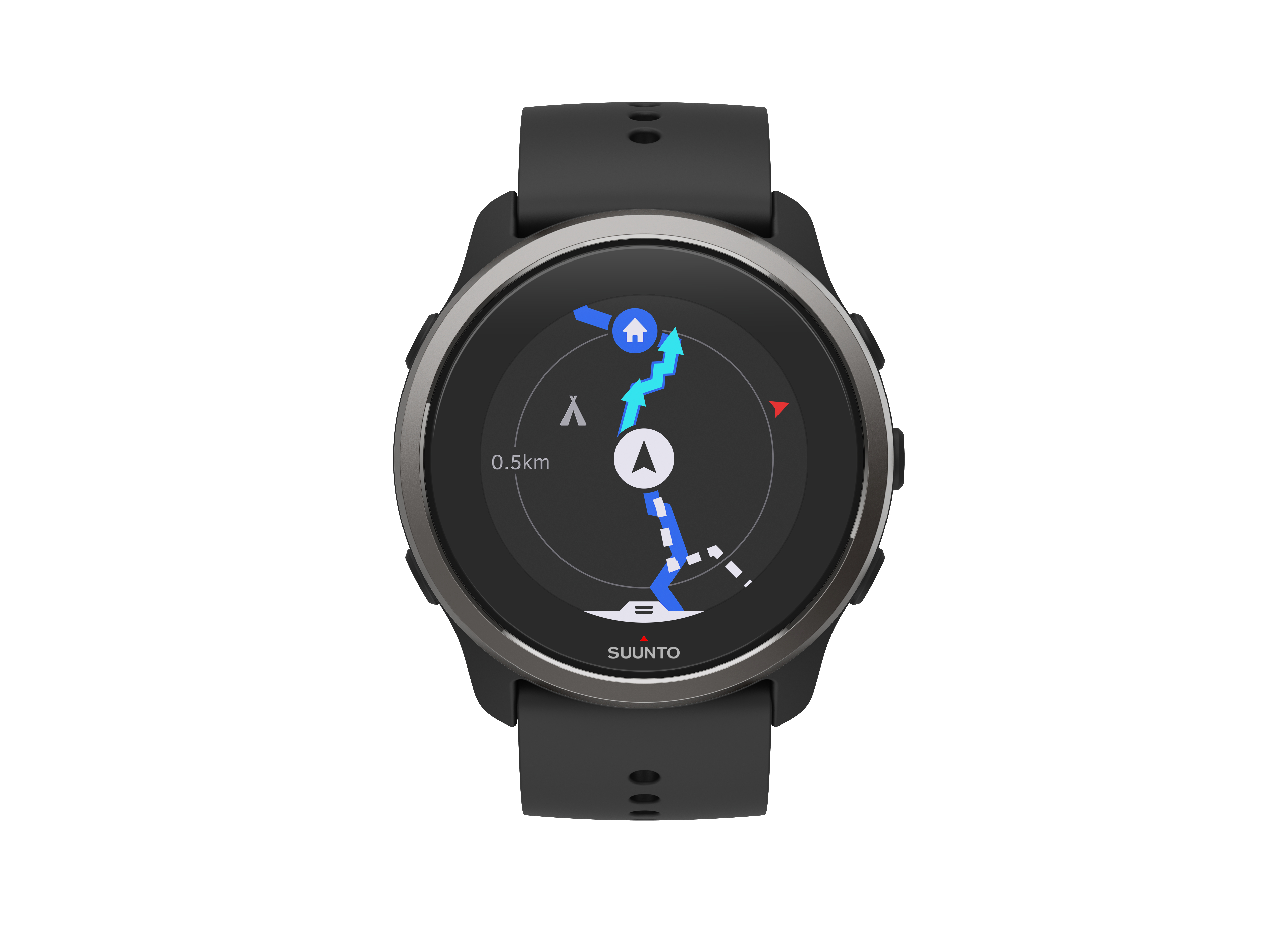 SUUNTO 5 Peak Smartwatch Kunststoff Silikon, 120-200 mm, Black