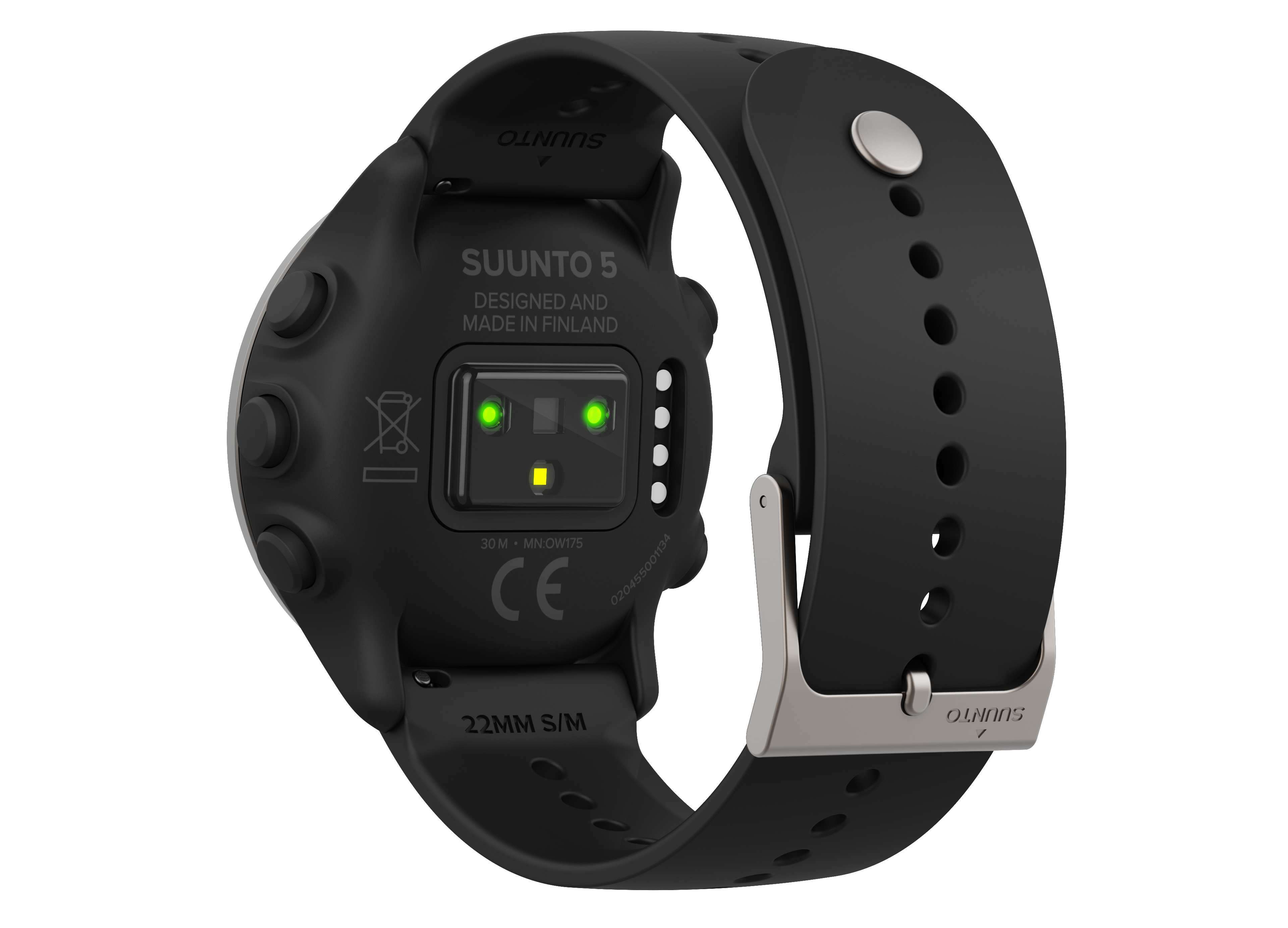 SUUNTO 5 Peak Smartwatch Kunststoff Silikon, 120-200 mm, Black