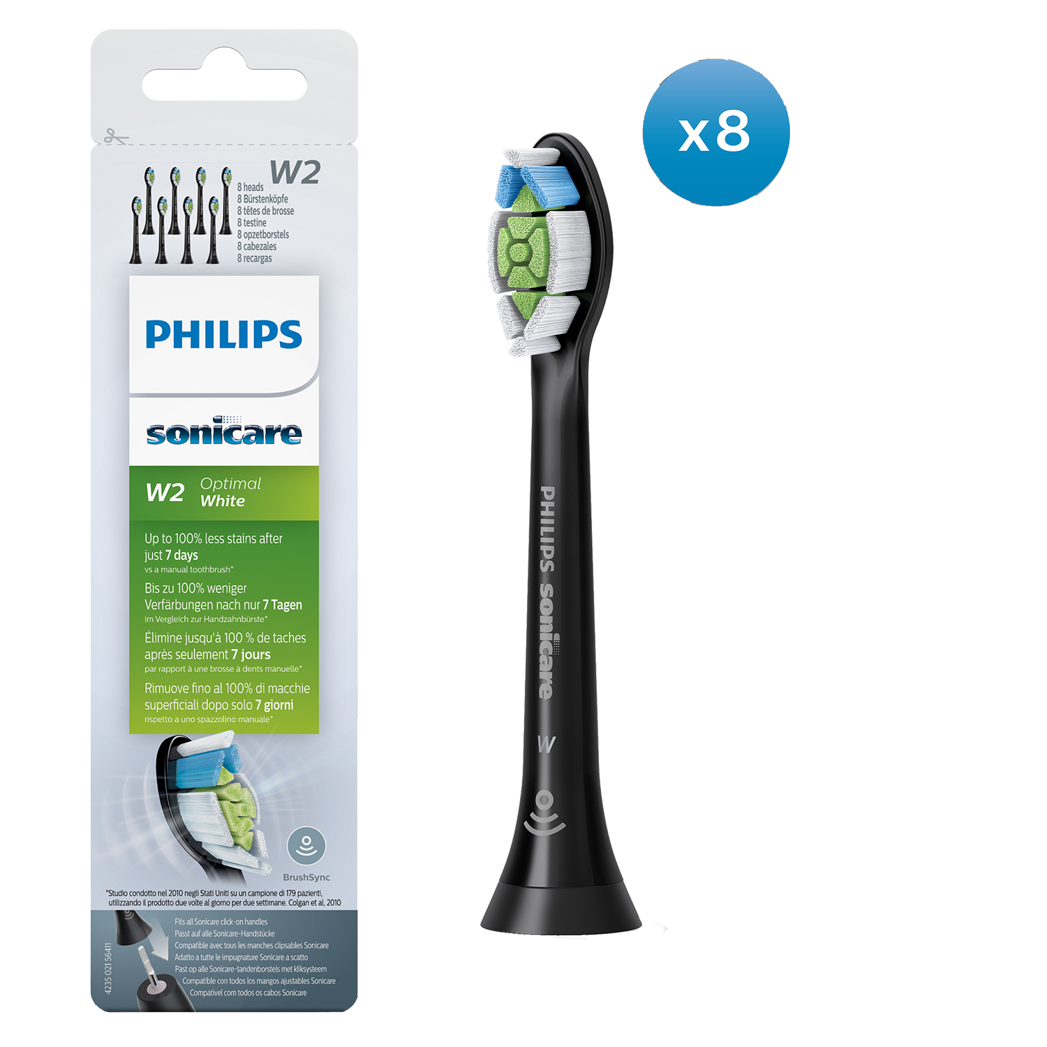 Philips Sonicare Standaard sonische opzetborstels HX6068-13