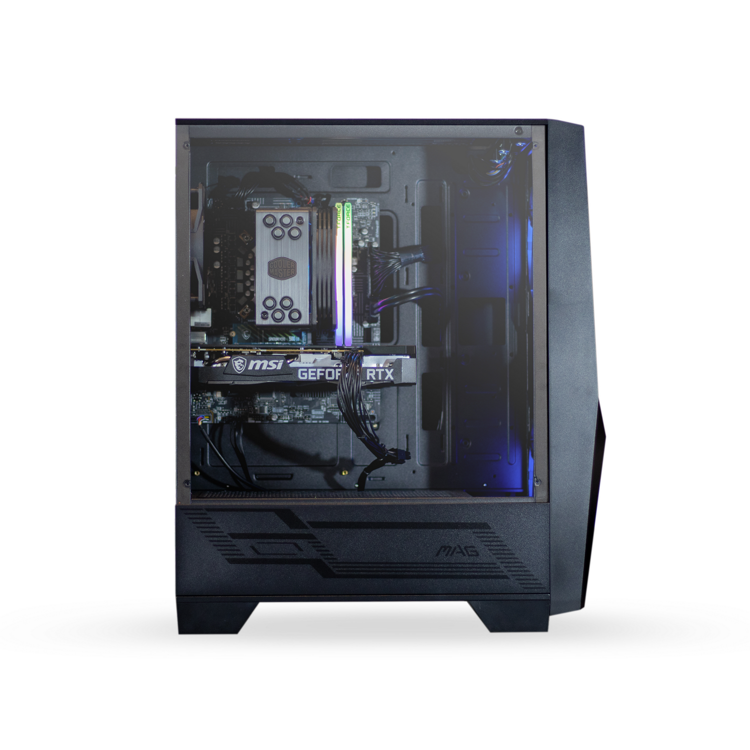 PC gaming - PC Clon Powered By MSI B560M, Intel® Core™ i5-10400F, 16GB RAM, 500GB SSD, RTX3050 VENTUS 2X, W11H
