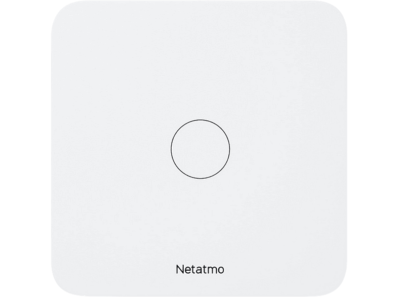 Detector de monóxido carbono - Netatmo NCO-EC, Inteligente, Bluetooth, WiFi, Compatible con app, Blanco