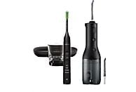 PHILIPS HX3866/43 Sonicare Diamond Clean 9000 Elektrische Tandenborstel + Power Flosser 3000 Monddouche Zwart