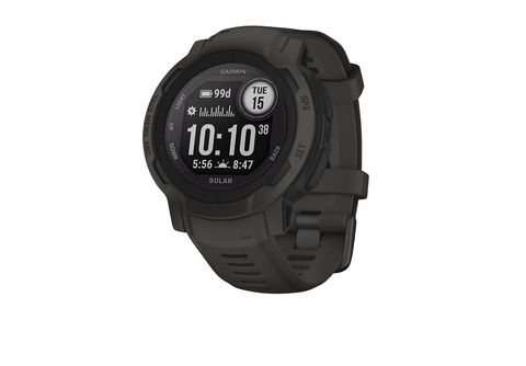 Reloj deportivo  Garmin Instinct® 2 Solar, Negro, 45 mm, 1.27 MIP,  Silicona, 10 ATM, Garmin Connect™, ANT+®