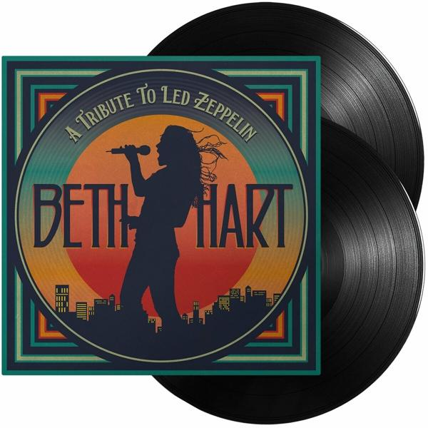 Beth Hart album borító, két fekete bakelit lemez. Az albumnév elöl.