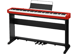 CASIO CDP-S160 - Ensemble de piano numérique avec barre de pédale triple (Rouge)