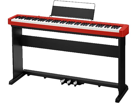 CASIO CDP-S160 - Digital Pianoset mit Dreifach-Pedalleiste (Rot)