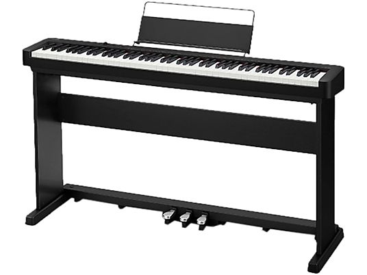 CASIO CDP-S160 - Set pianoforte digitale con pedaliera tripla (Nero)