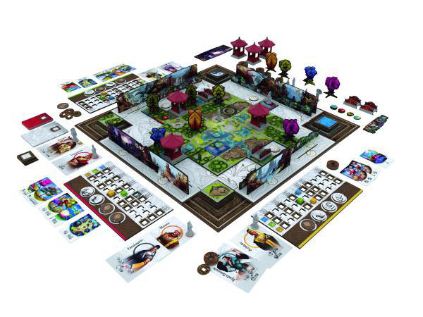 PEGASUS SPIELE Tang Garden Gesellschaftsspiel Mehrfarbig