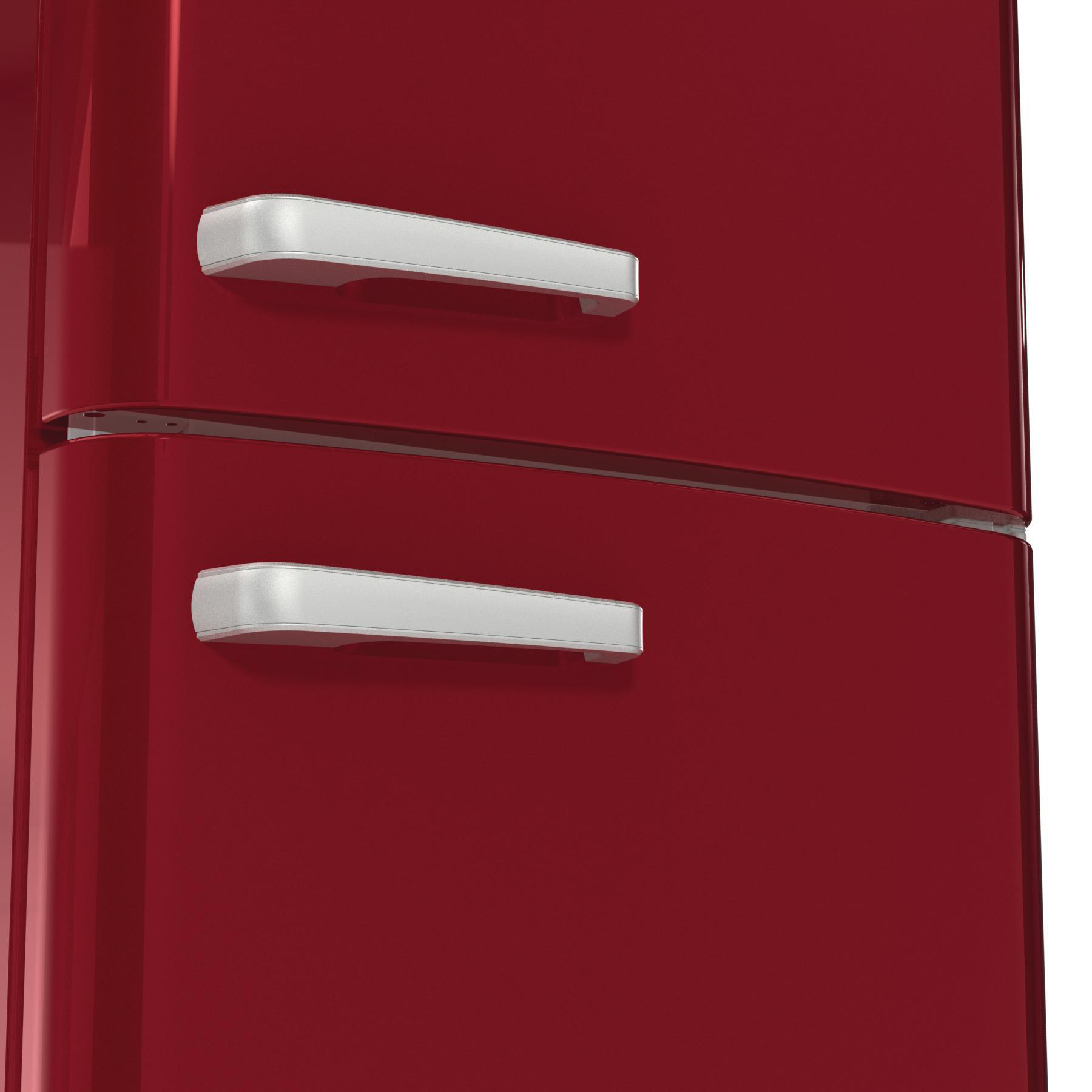 GORENJE ONRK619DR Gorenje Retro Collection Kühlgefrierkombination (D, 300 l, 1940 mm hoch, Bordo)