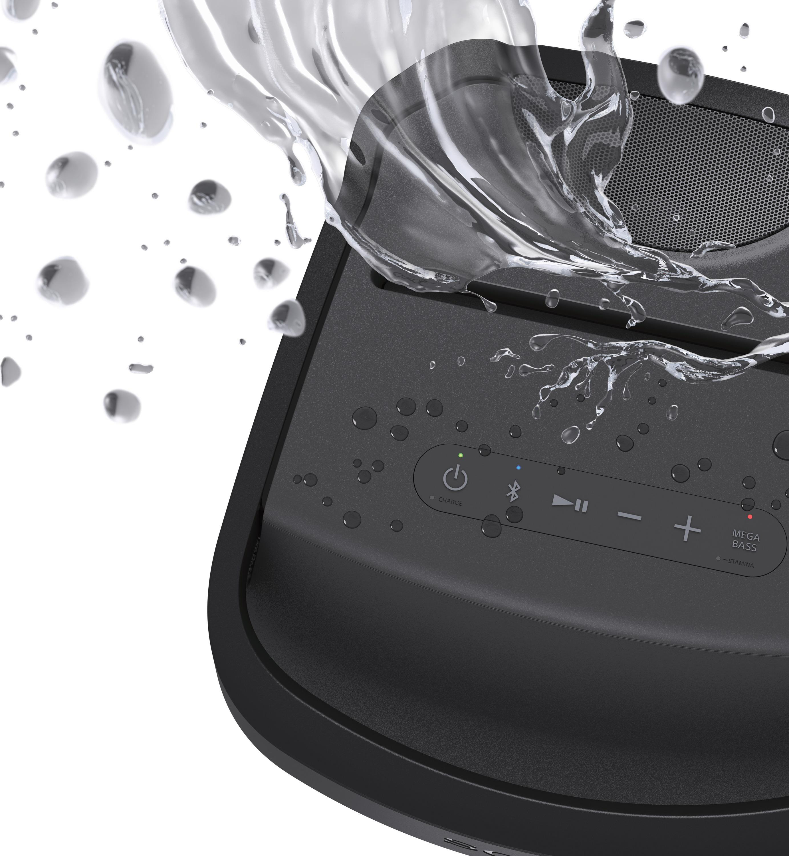 SONY SRS-XP700 spritzwasserfeste Partybox, Schwarz