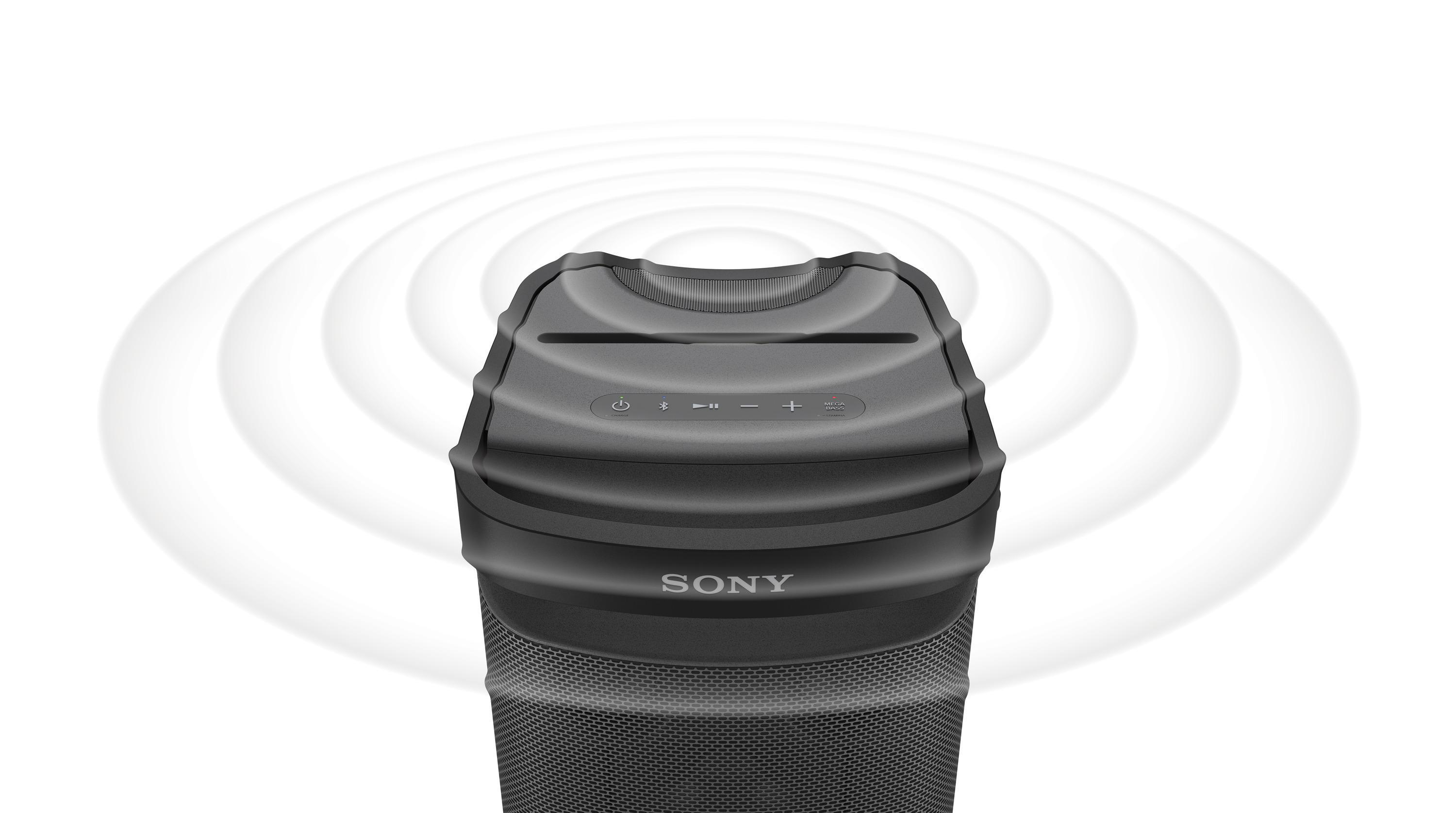 SONY SRS-XP700 spritzwasserfeste Partybox, Schwarz