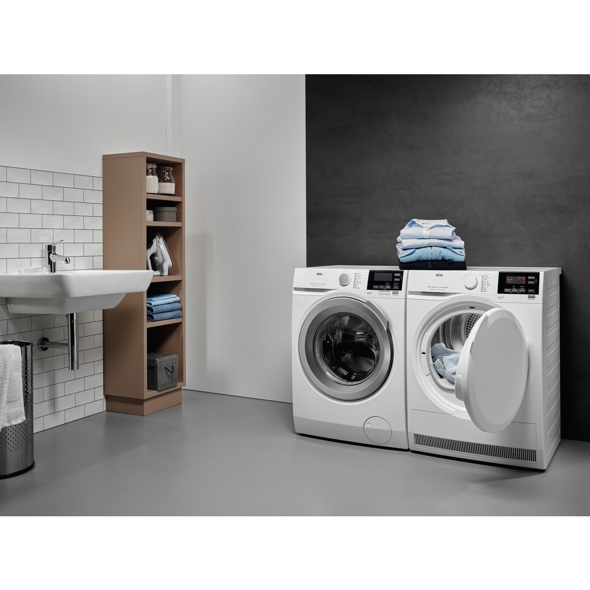AEG L6FB64470 Serie 6000 mit ProSense Mengenautomatik Waschmaschine (7,0 kg, 1351 U/Min., C, Ja)