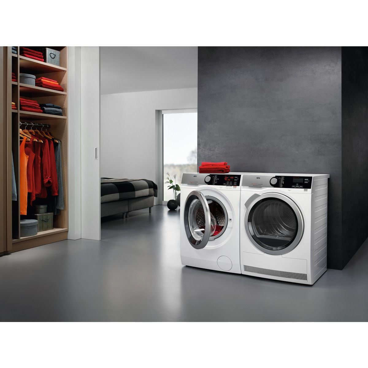 AEG L8FE74485 Serie 8000 mit ÖkoMix Vormisch-Technologie Waschmaschine (8,0 kg, 1351 U/Min., B)