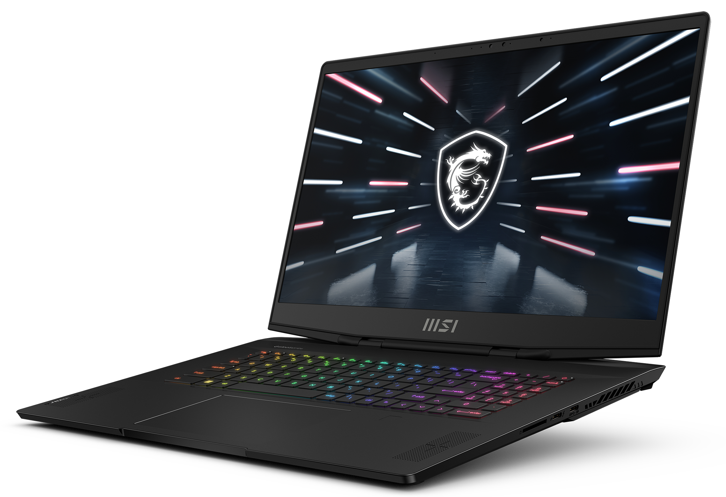 Display, Intel® GB Gaming MSI Zoll TB Core 17,3 RTX™ GeForce Black i7 mit 12UGS-065, 32 Ti, 3070 Core™ Prozessor, Stealth RAM, SSD, GS77 Notebook 1