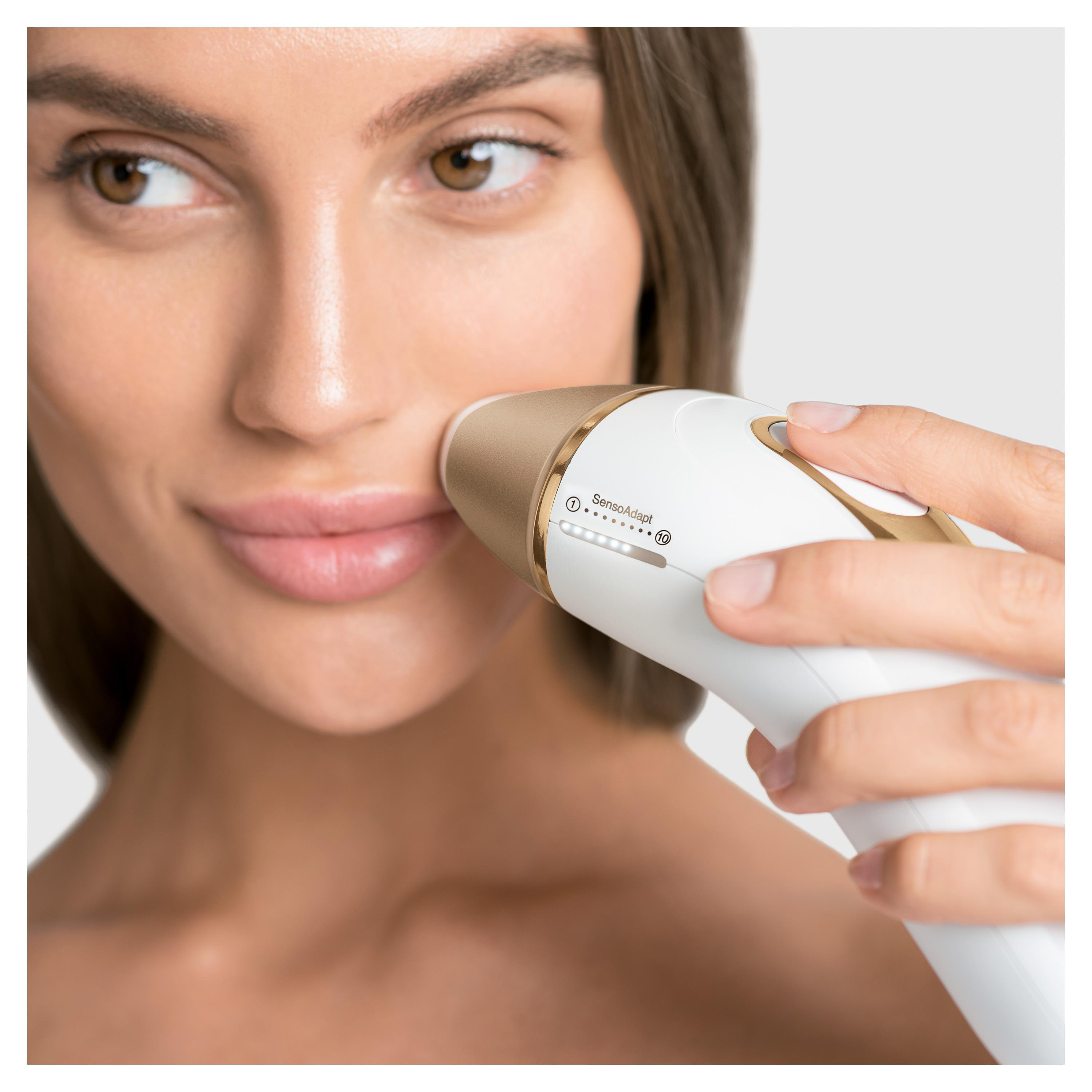 BRAUN Silk-Expert Pro 5 PL5157 IPL-Haarentfernungsgerät (Weiß, mit 2 Aufätze, Netzbetrieb)