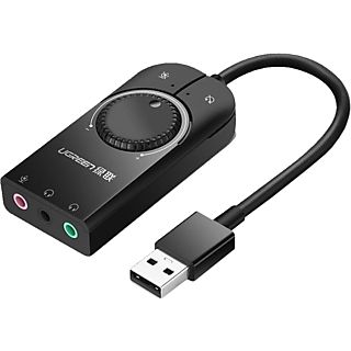 UGREEN 40964 - Externe USB Soundkarte (Schwarz)