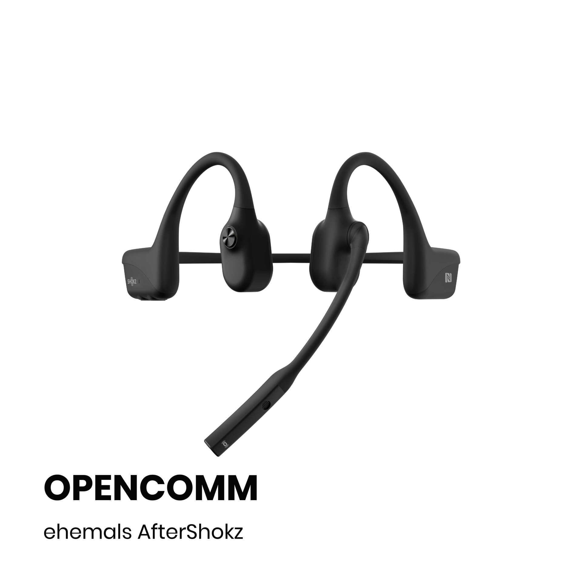 SHOKZ OpenComm, Open-ear Kopfhörer Bluetooth Schwarz