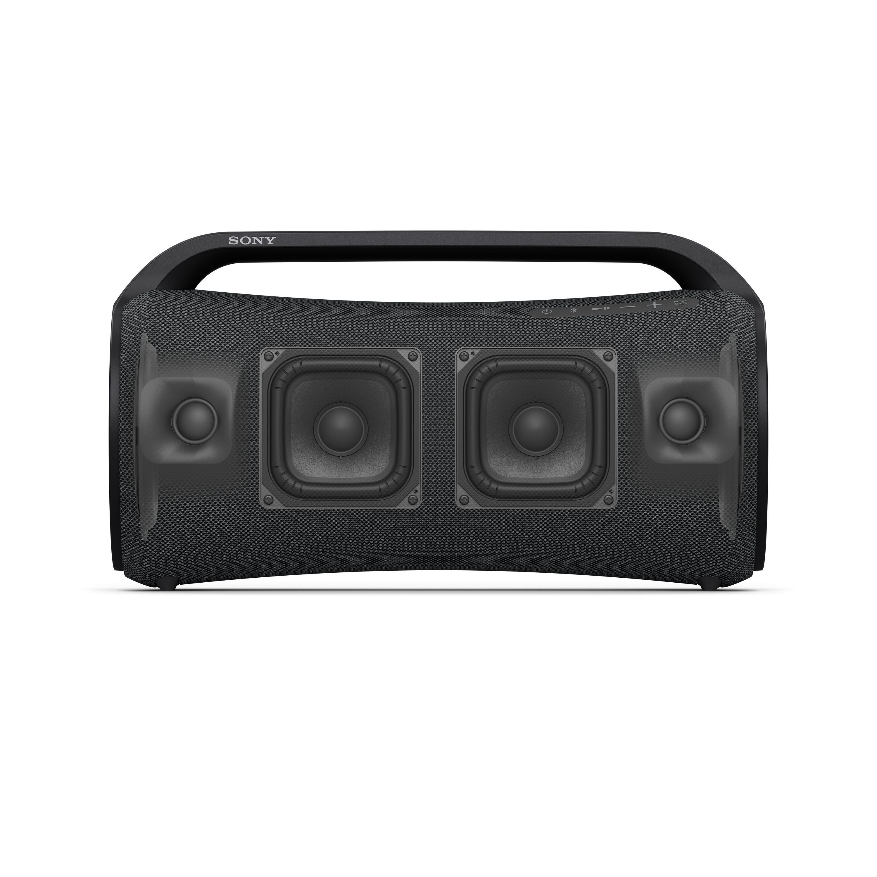 SONY SRS-XG500 Bluetooth Lautsprecher, Schwarz, Wasserfest