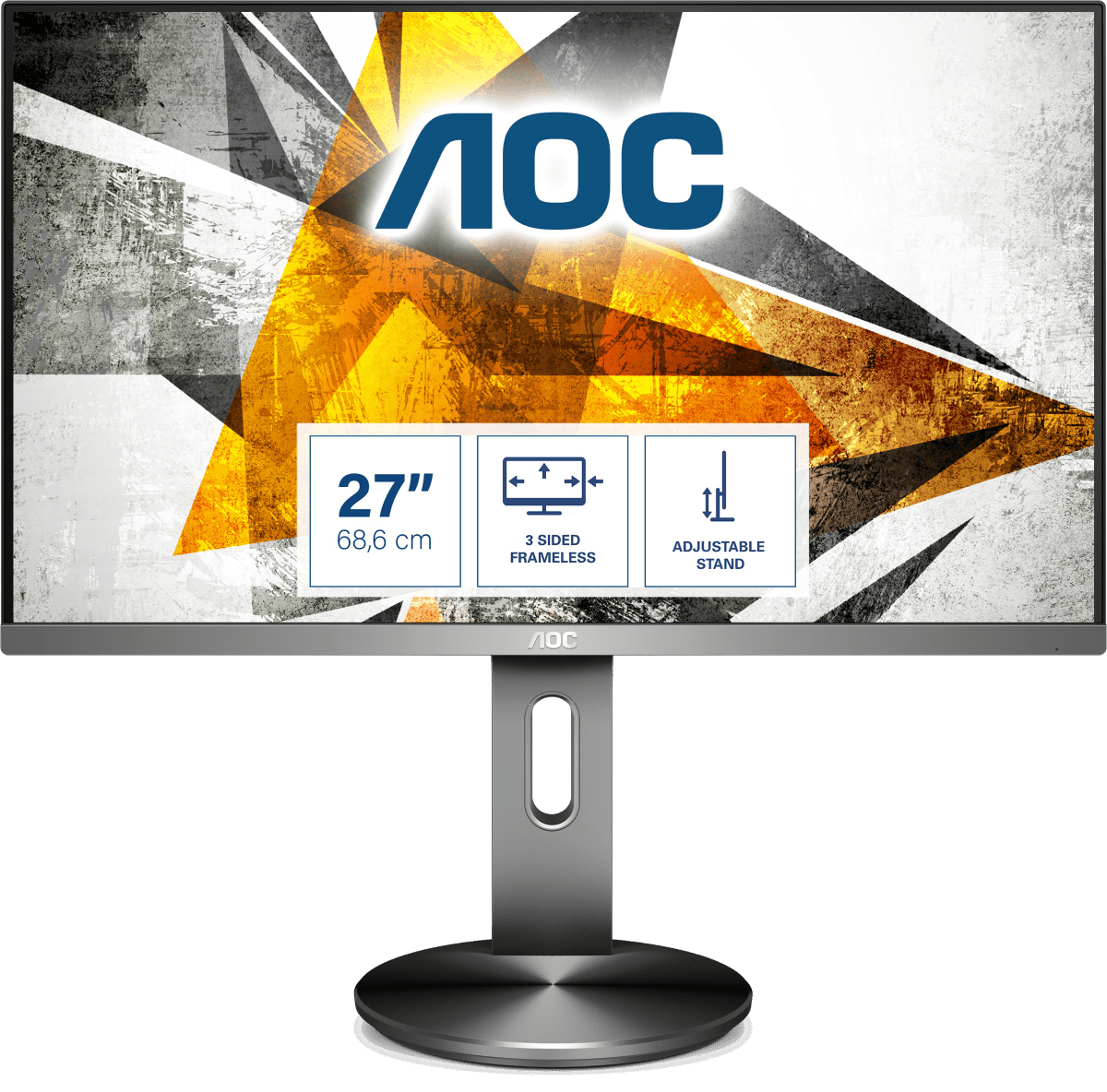 AOC I2790PQU/BT 27 Zoll  Full-HD  Office Monitor  4 ms Reaktionszeit  