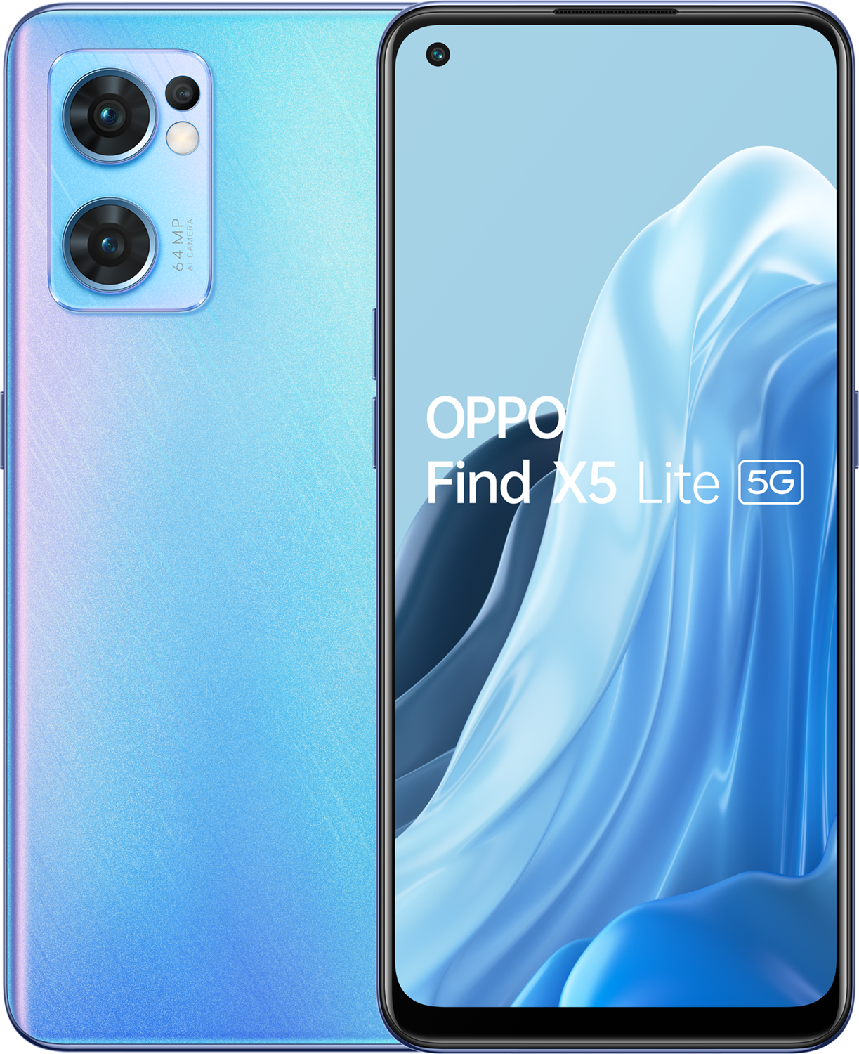 OPPO Smartphone Find X5 Lite 256 GB 5G Startrails Blue (CPH2307SE)