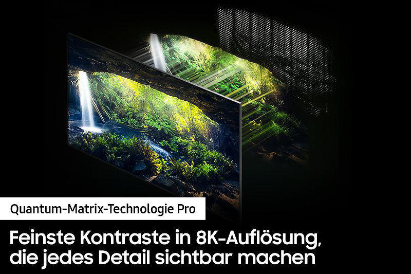 SAMSUNG GQ85QN800B Neo QLED TV (Flat, 85 Zoll / 214 cm, UHD 8K, SMART TV, Tizen™ mit Gaming Hub)