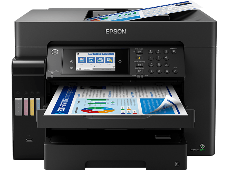 EPSON EcoTank L15160 multifunkciós színes DUPLEX WiFi/LAN külső tintatartályos tintasugaras nyomtató (C11CH71402)