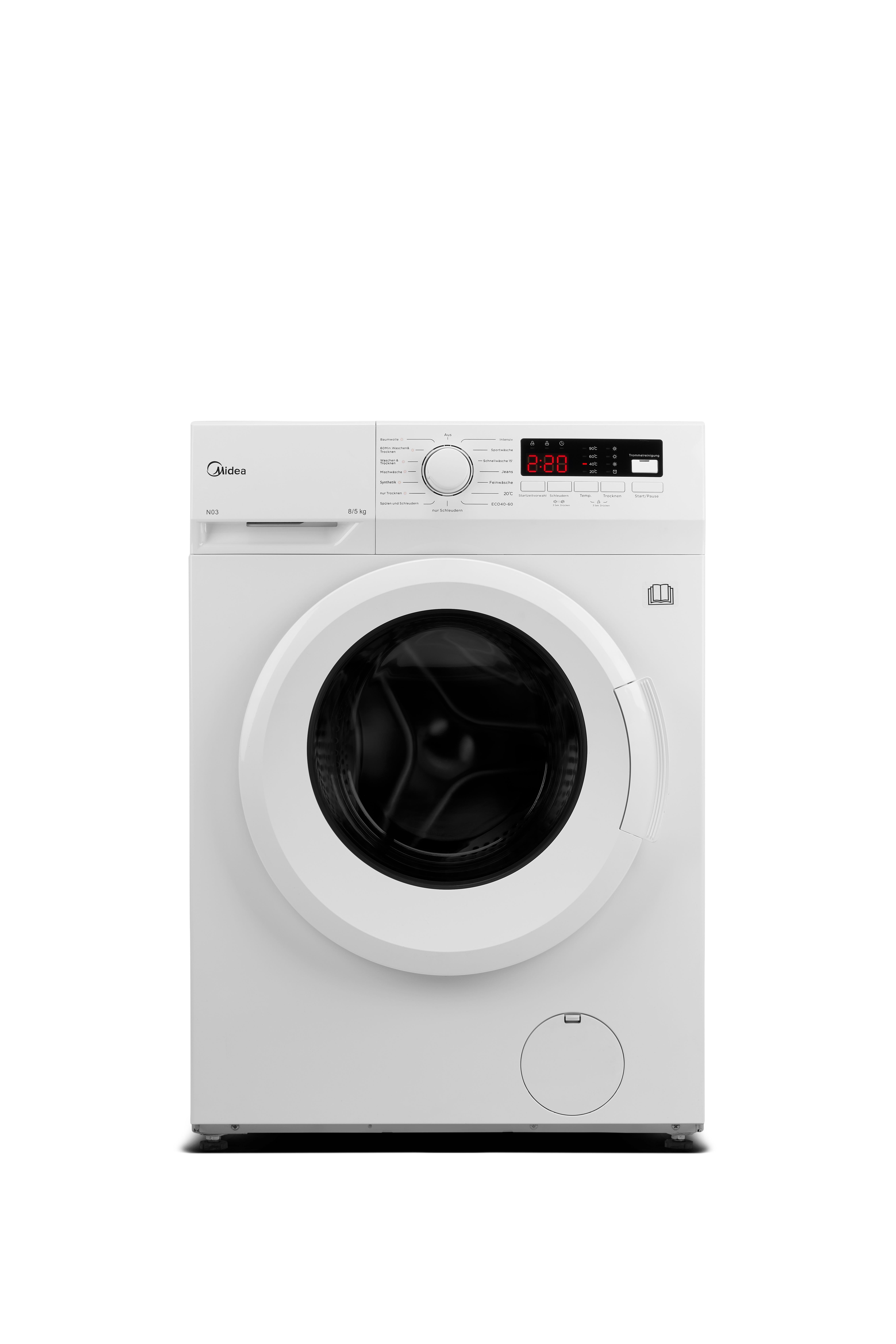 MIDEA MFNED85-1455 Waschtrockner (8 kg / 5 kg, 1400 U/Min.)