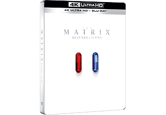 Mátrix - Feltámadások ("Pirulák" Steelbook) (4K Ultra HD Blu-ray + Blu-ray)