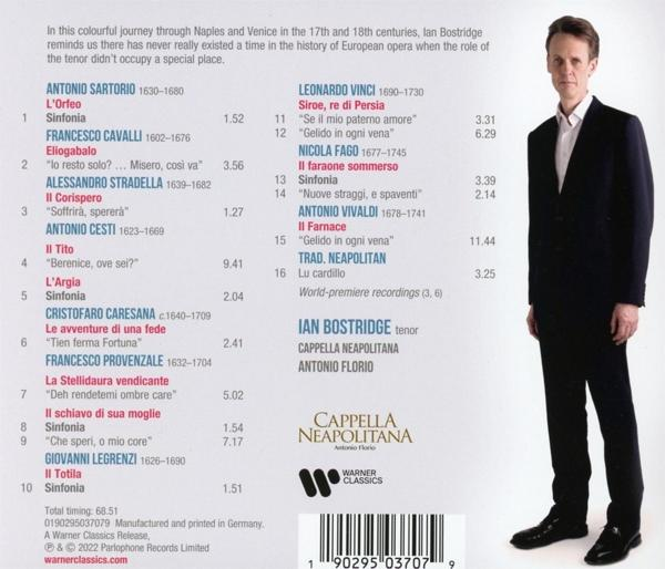 Bostridge, Ian/Cappella Neapolitana/Florio, Antoni - Tormento d`Amore  - (CD)