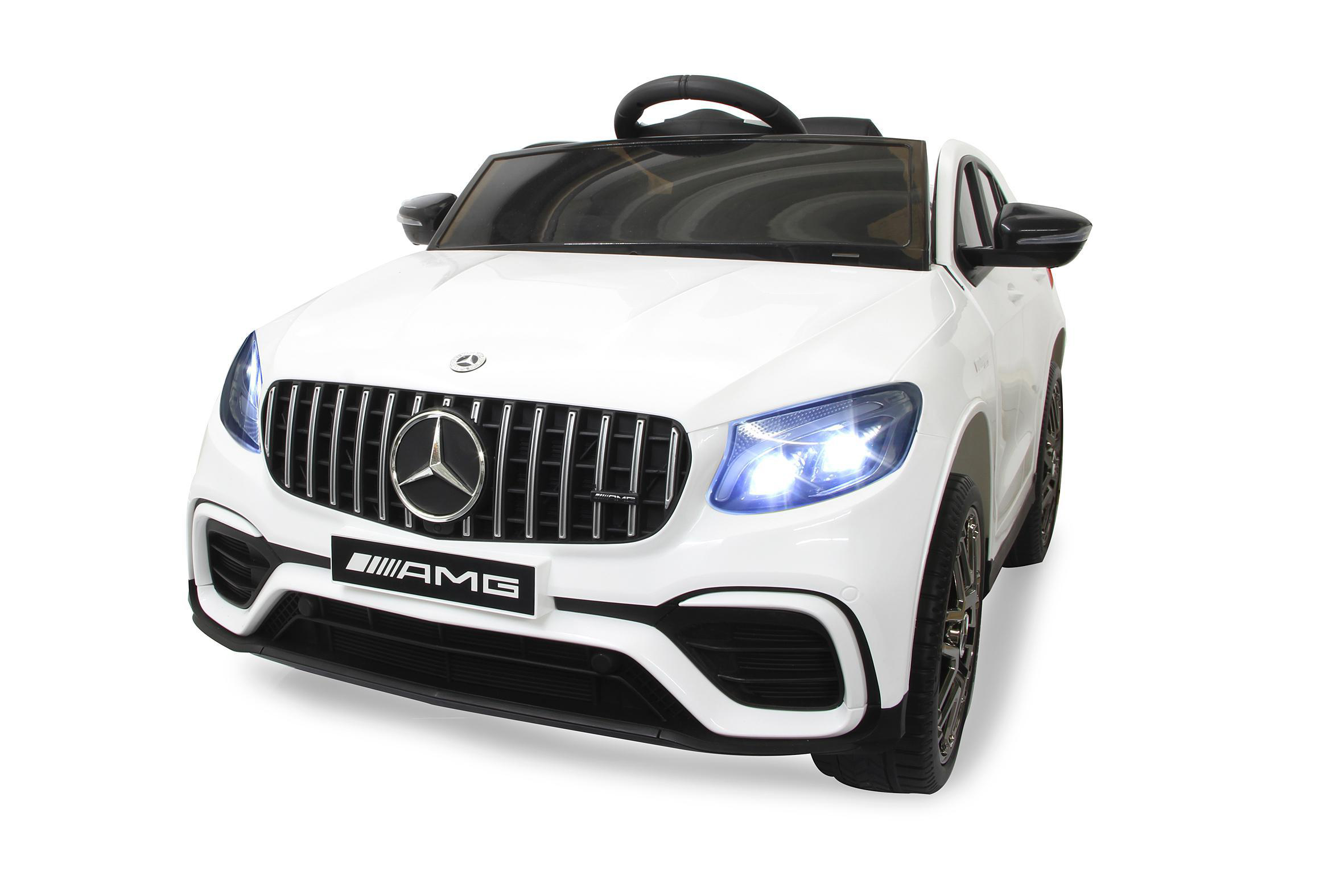 Weiß weiß Mercedes-AMG S GLC Ride-on JAMARA Kinderfahrzeug Coupé 12V 63