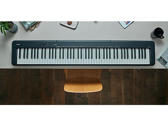 CASIO CDP-S160 - Set pianoforte digitale con pedaliera tripla (Nero)