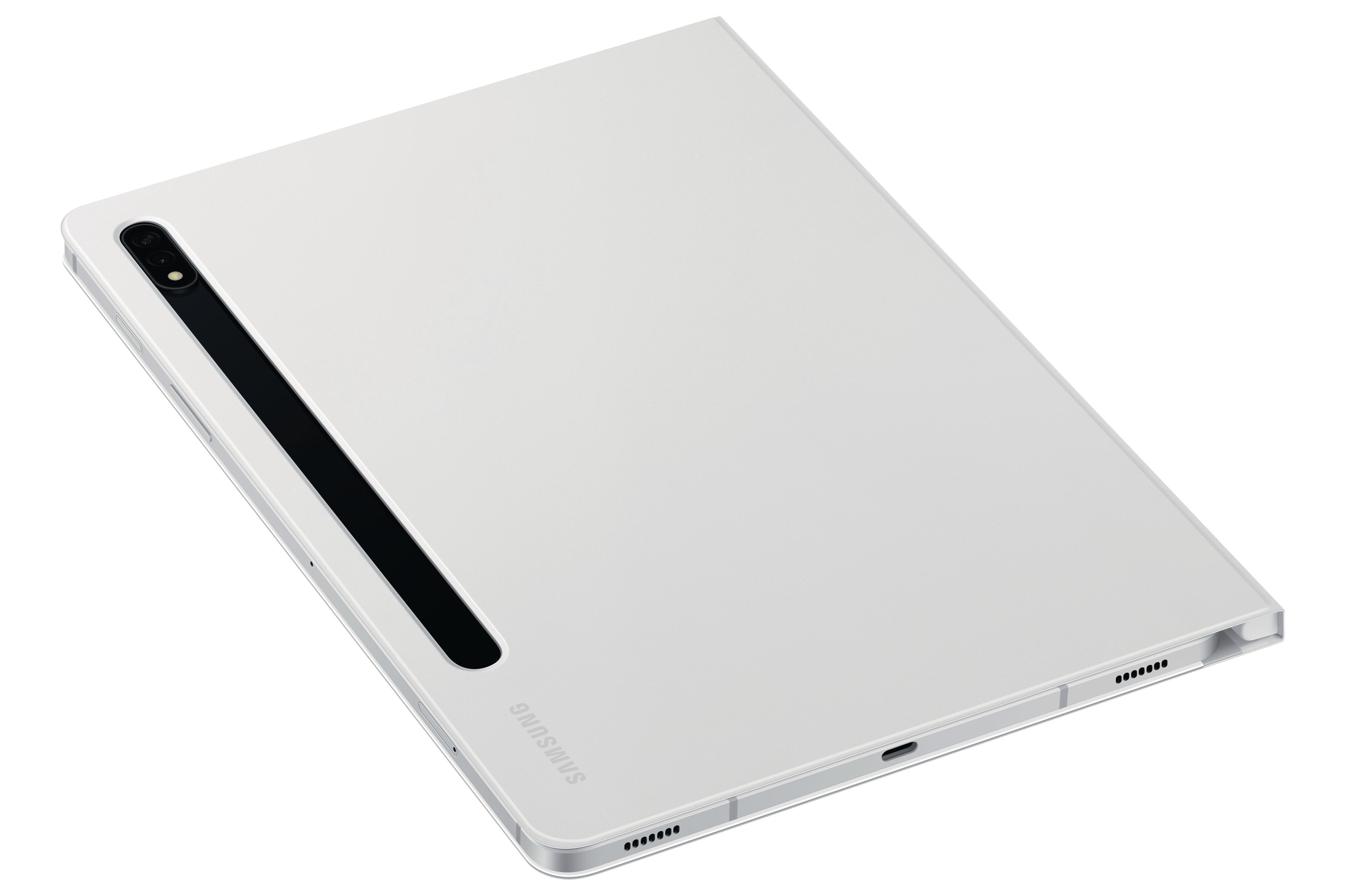 SAMSUNG Note View, Backcover, Samsung, Galaxy Tab S7, Galaxy Tab S8, Weiß