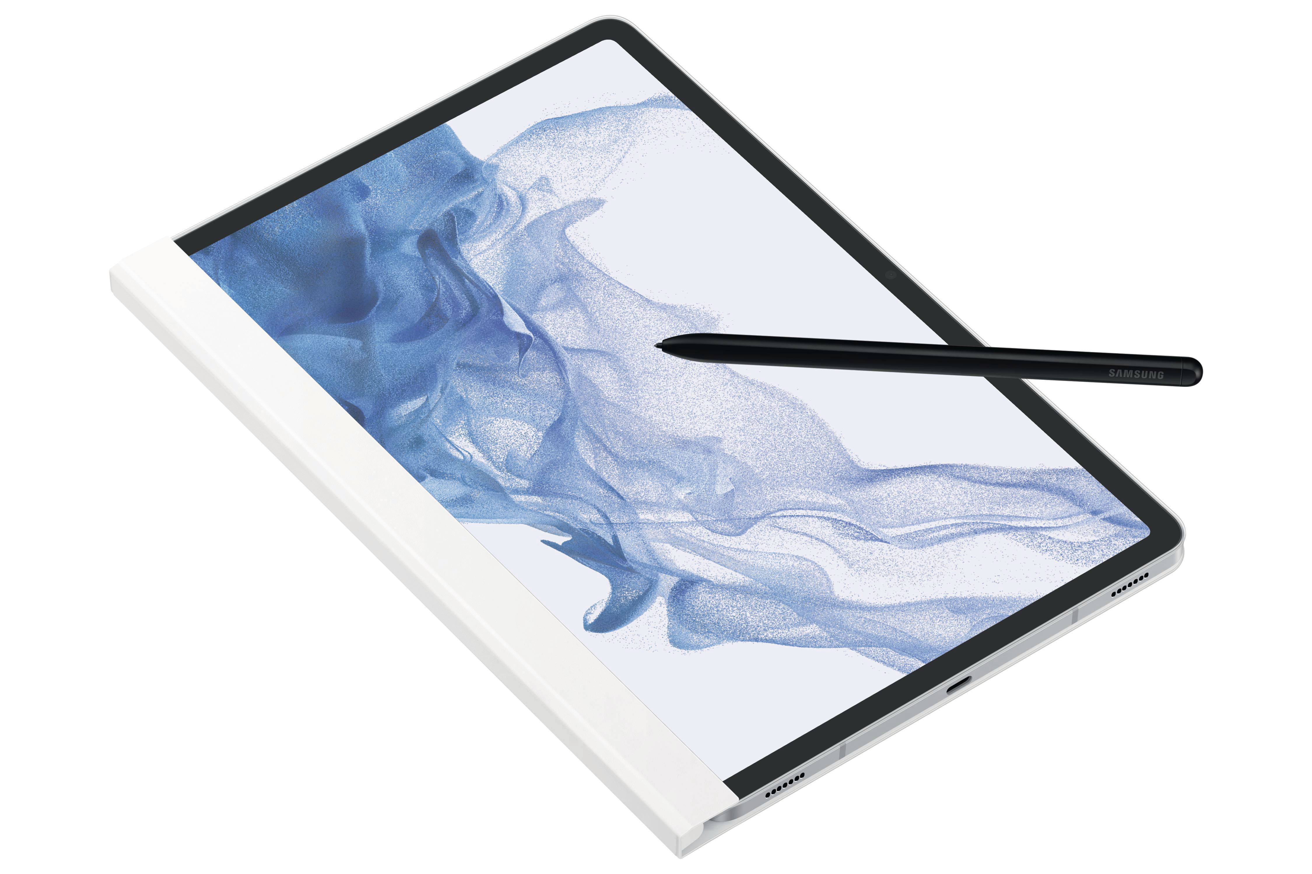 SAMSUNG Note View, Backcover, Samsung, Galaxy Tab S7, Galaxy Tab S8, Weiß