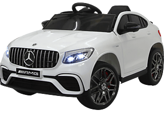 JAMARA Ride-on Mercedes-AMG GLC 63 S Coupé weiß 12V Kinderfahrzeug Weiß