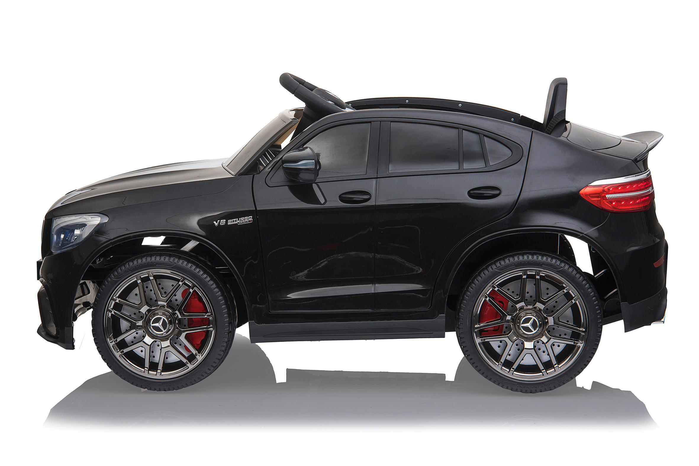 JAMARA Ride-on Mercedes-AMG GLC 63 S Coupé schwarz 12V Kinderfahrzeug Schwarz