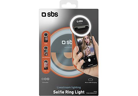 SBS Selfie Ring Light pour Smartphone (TESELFIERINGLIGHT)