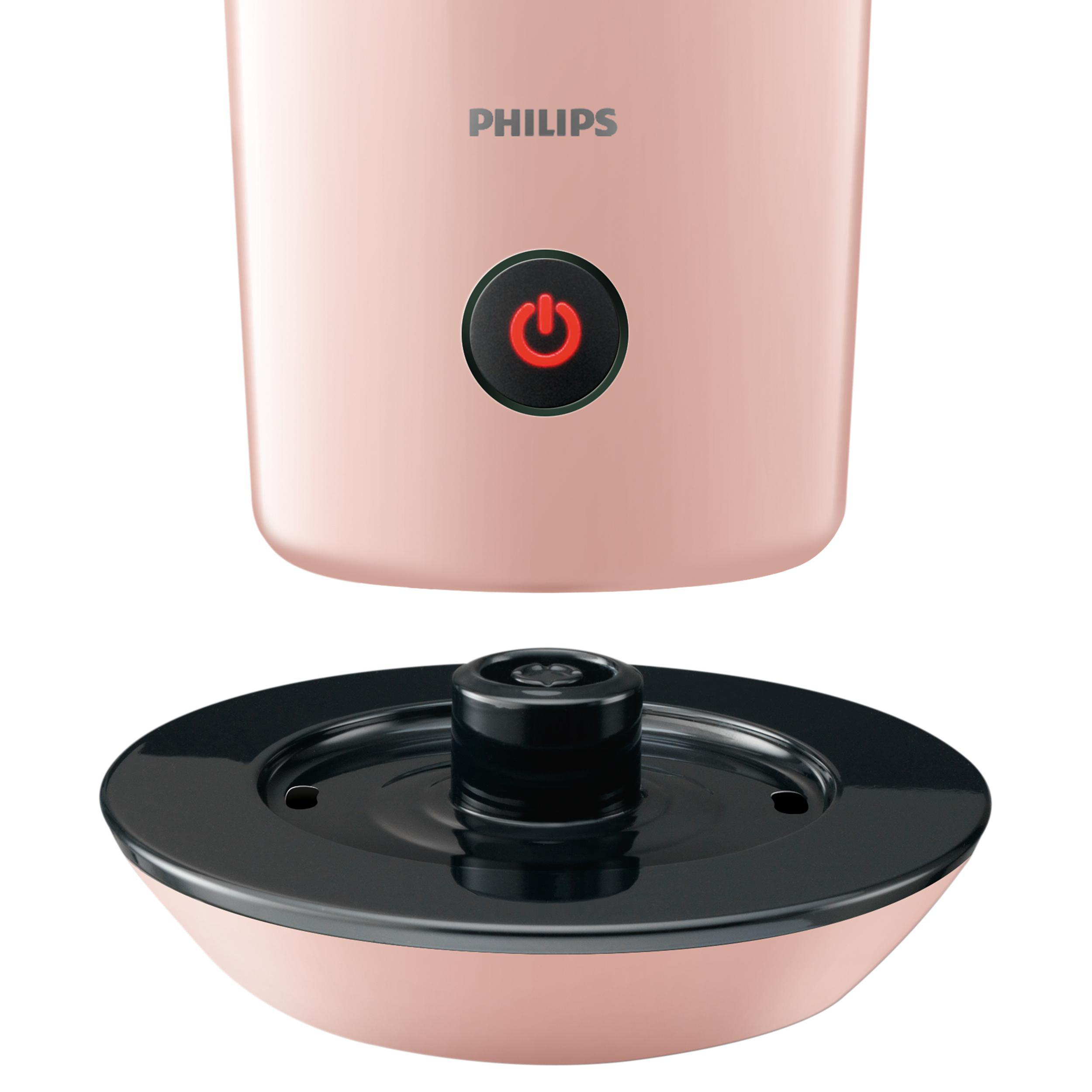 PHILIPS SENSEO® CA6500/30 Milchaufschäumer, Rosa, 500 Watt, 0,12 l