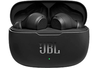 Auriculares inalámbricos - JBL Wave 200 TWS, True Wireless, De botón, Bluetooth 5.0, Hasta 20 h, IPX2, Negro