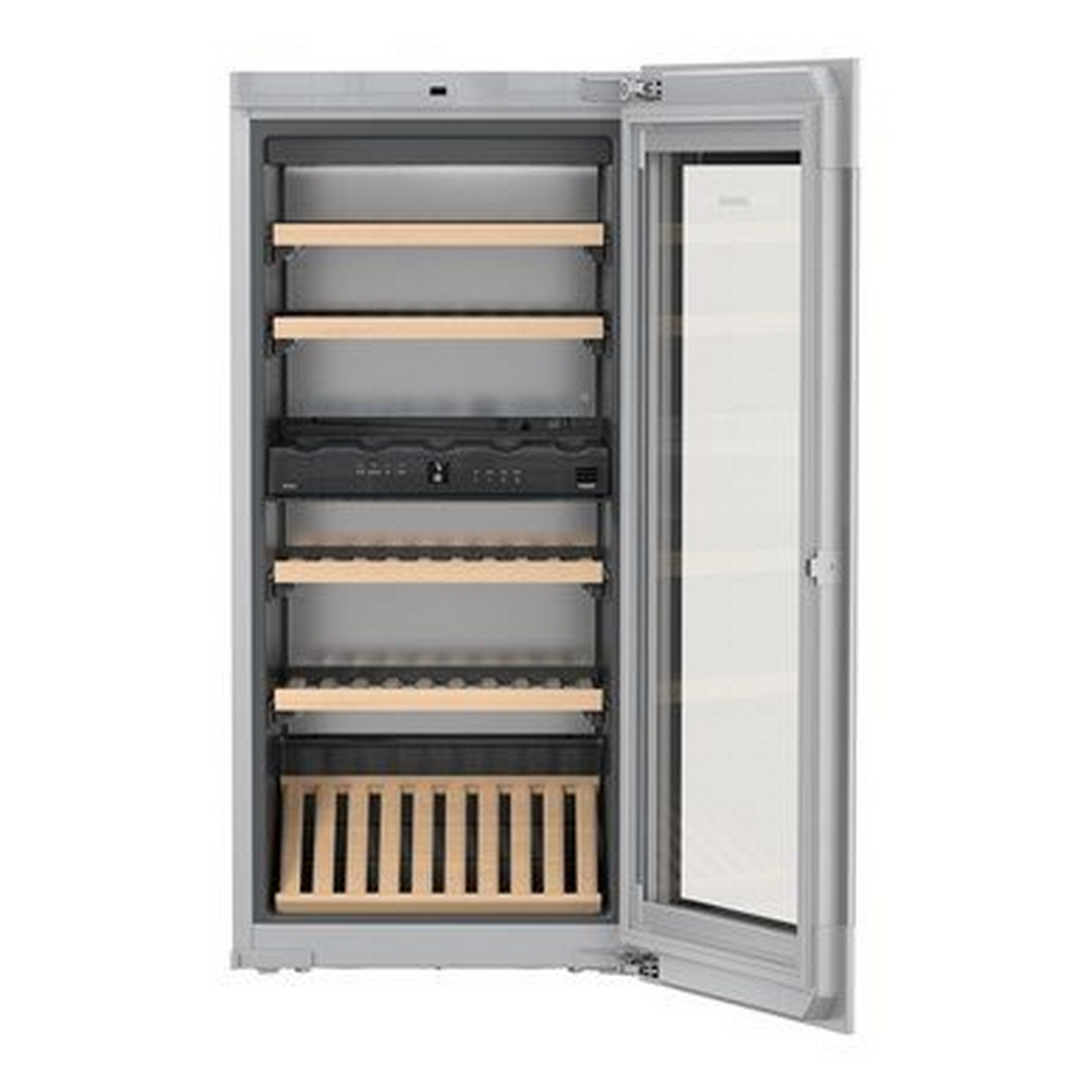 Vinoteca - Liebherr EWTgb 2383, Enfriamiento por circulación de aire, 51 botellas, 169 l, 31 dB, Cristal Negro
