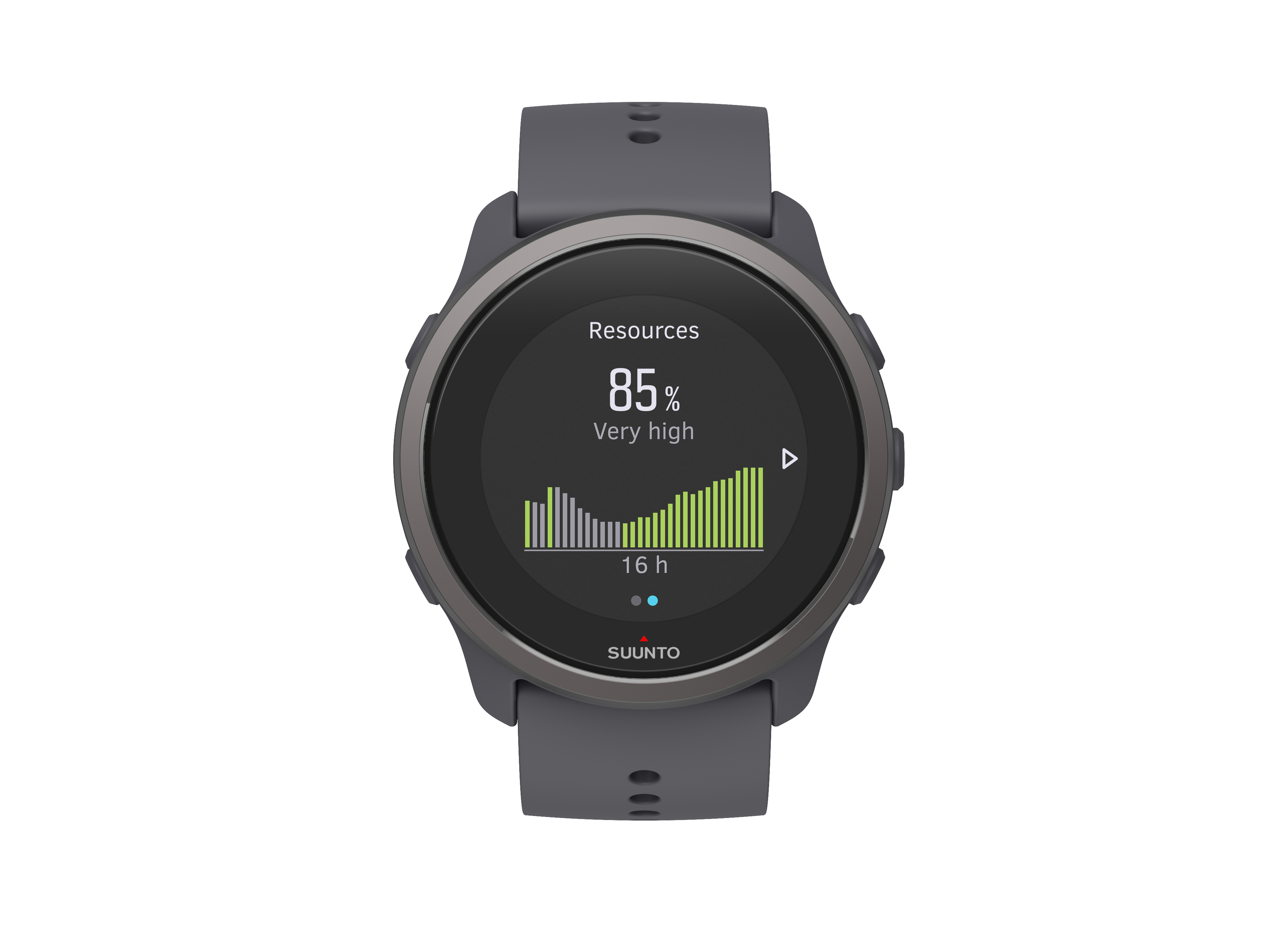 SUUNTO 5 Peak Smartwatch Kunststoff Silikon, 120-200 mm, Dark Heather