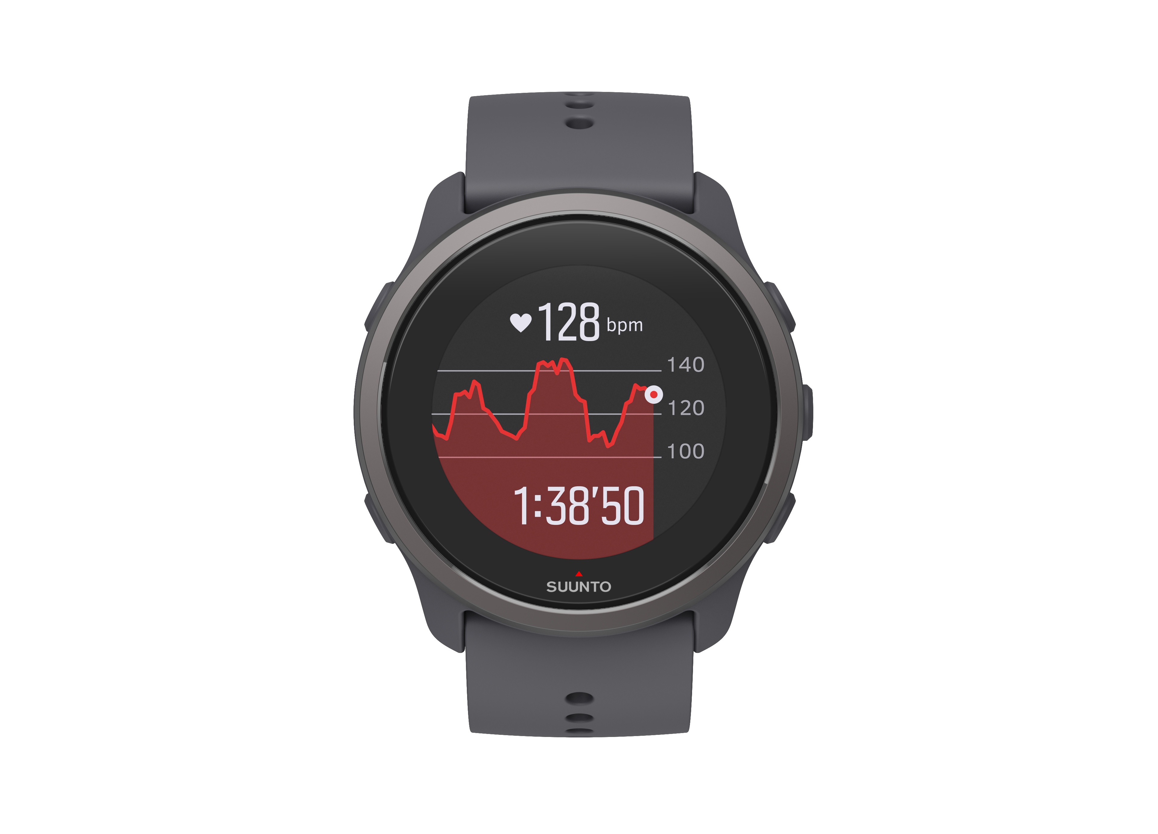 SUUNTO 5 Peak Smartwatch Kunststoff Silikon, 120-200 mm, Dark Heather