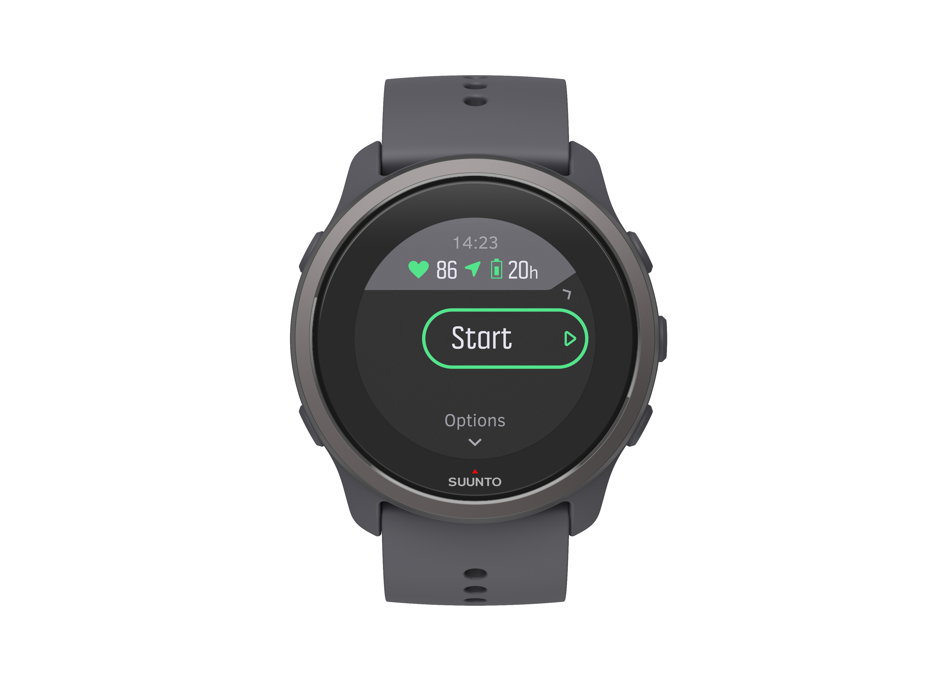 SUUNTO 5 Peak Smartwatch Kunststoff Silikon, 120-200 mm, Dark Heather