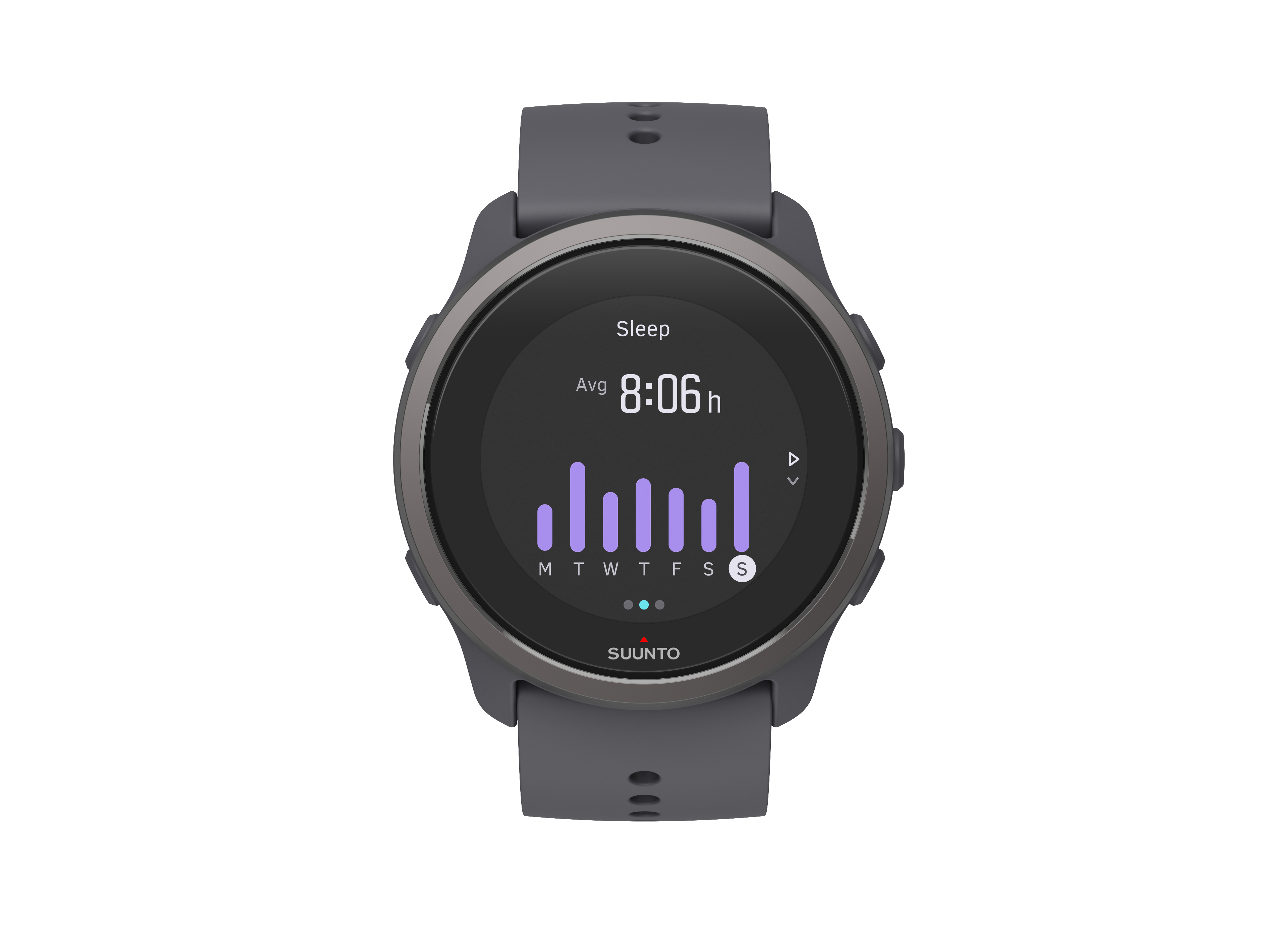 SUUNTO 5 Peak Smartwatch Kunststoff Silikon, 120-200 mm, Dark Heather