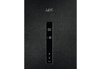 AEG RCB736D5MB Kühlgefrierkombination (D, 200 kWh, 2010 mm hoch, Black Stainless Steel/Dunklegrau)