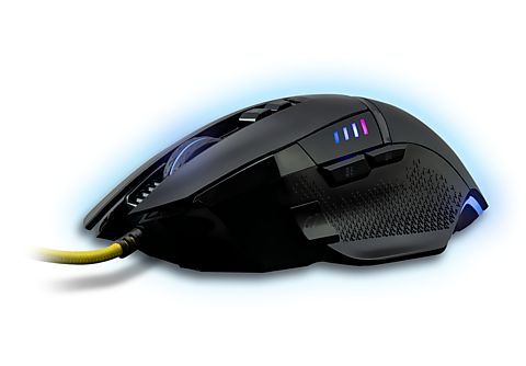 Ratón gaming - ISY IGM-3000, Por cable, 3000 DPI, RGB LED, USB, Negro