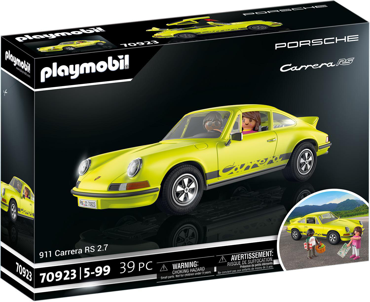 PLAYMOBIL 70923 Porsche 911 Carrera RS 2.7 Spielset, Gelb
