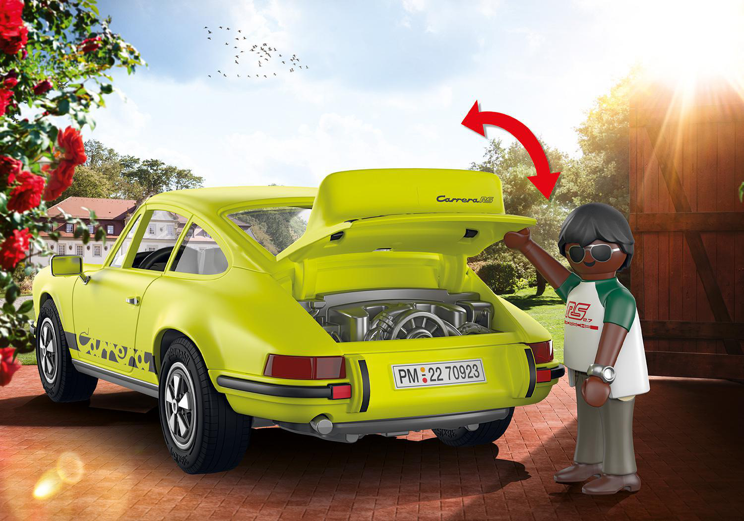 PLAYMOBIL 70923 Porsche 911 Carrera RS 2.7 Spielset, Gelb