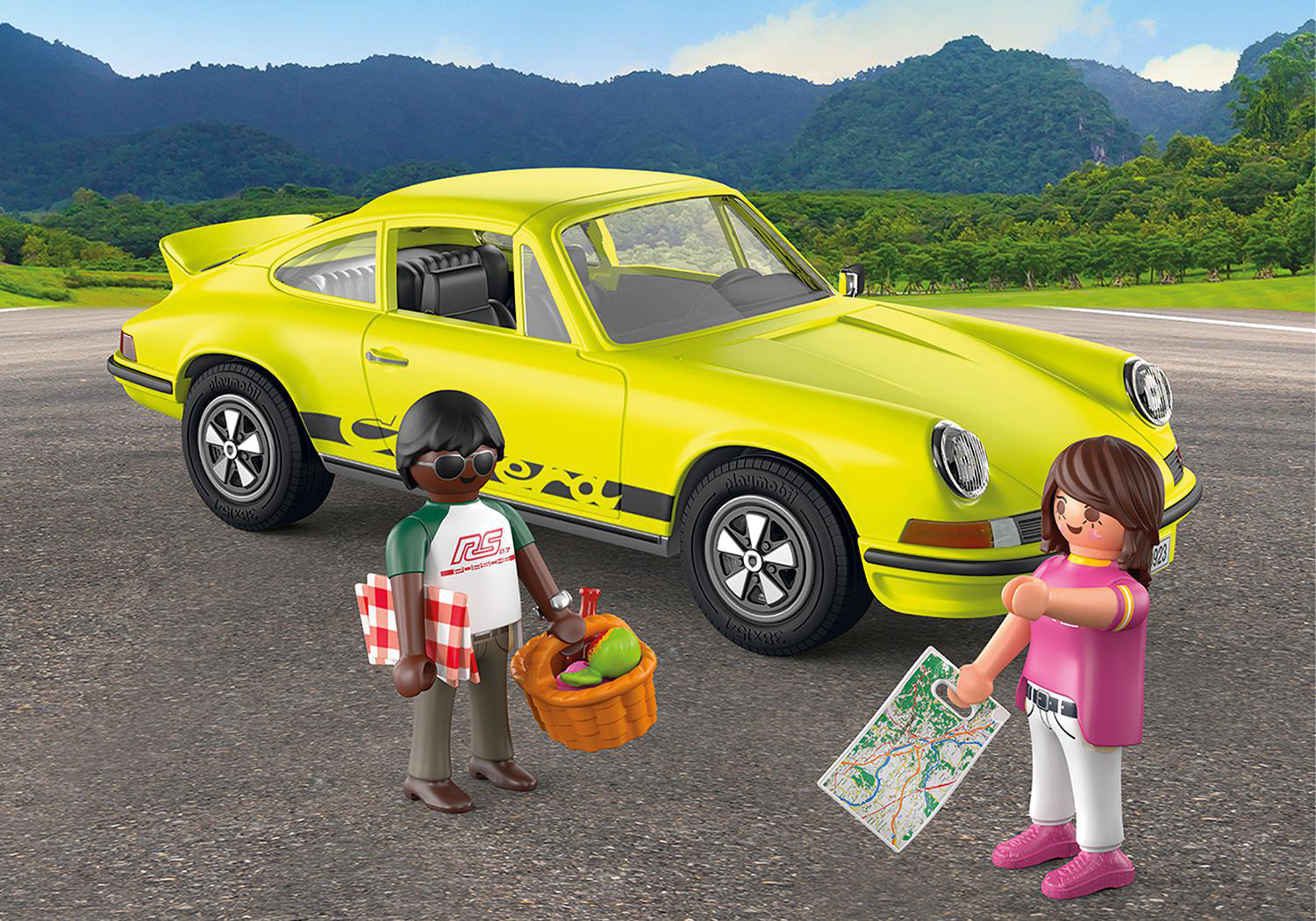 PLAYMOBIL 70923 Porsche 911 Carrera RS 2.7 Spielset, Gelb