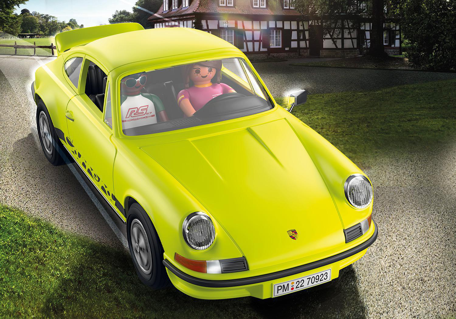 PLAYMOBIL 70923 Porsche 911 Carrera RS 2.7 Spielset, Gelb