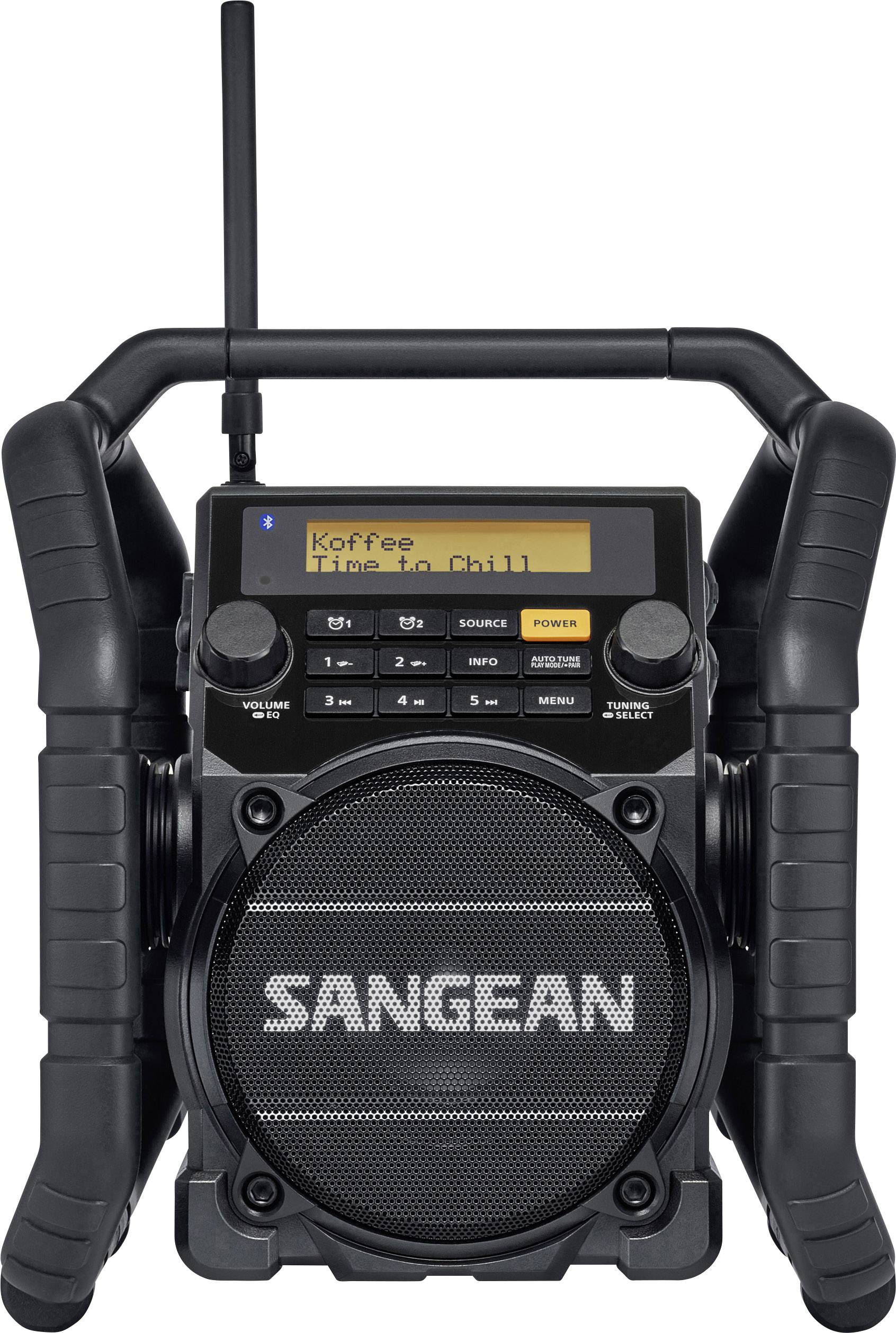 SANGEAN U5 DBT Ultrarobustes DAB+ / UKW / Bluetooth-Allzweckradio